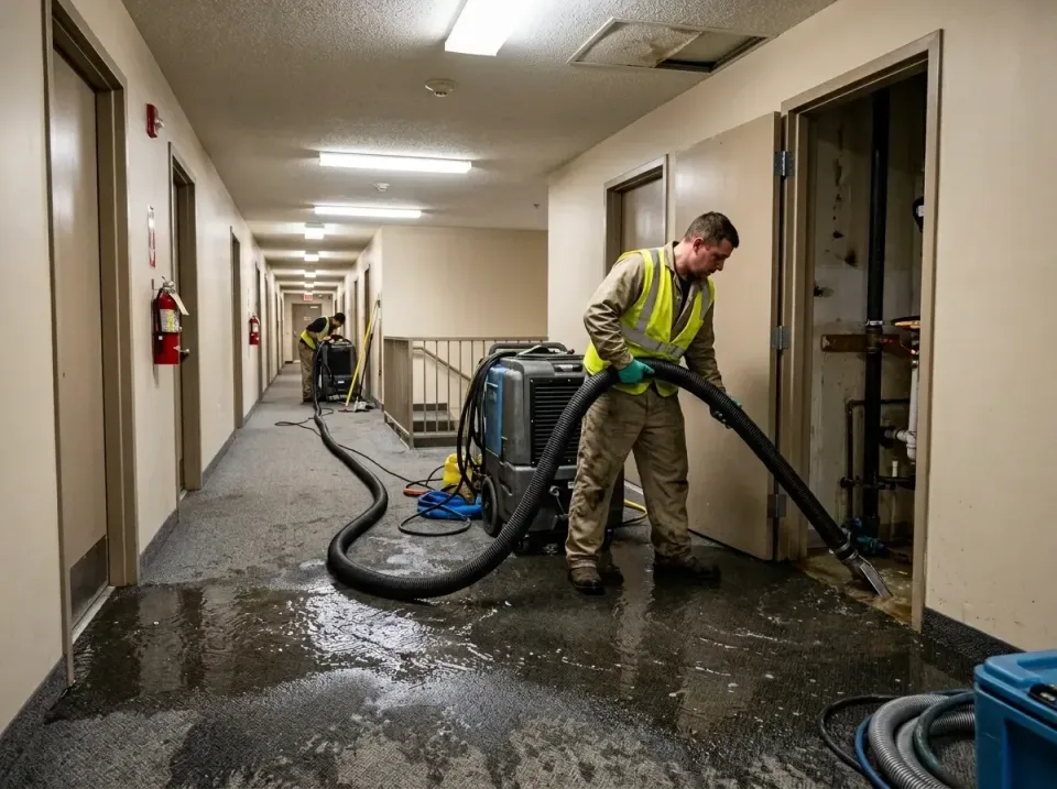 multi-unit-apartment-hallway-f-005 — frequently asked questions, Emergency Burst Pipe Water Extraction & Removal in Indian W…